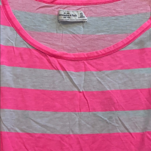 Abercrombie Distressed Striped Tank - Picture 2 of 5